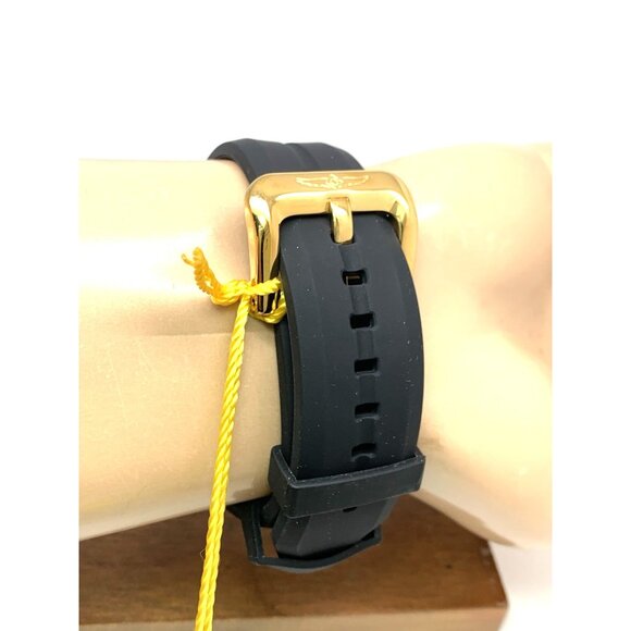 Invicta Men's Watch 35661 Pro Diver Quartz Gold Black Green Bezel Rubber Band - Picture 11 of 15